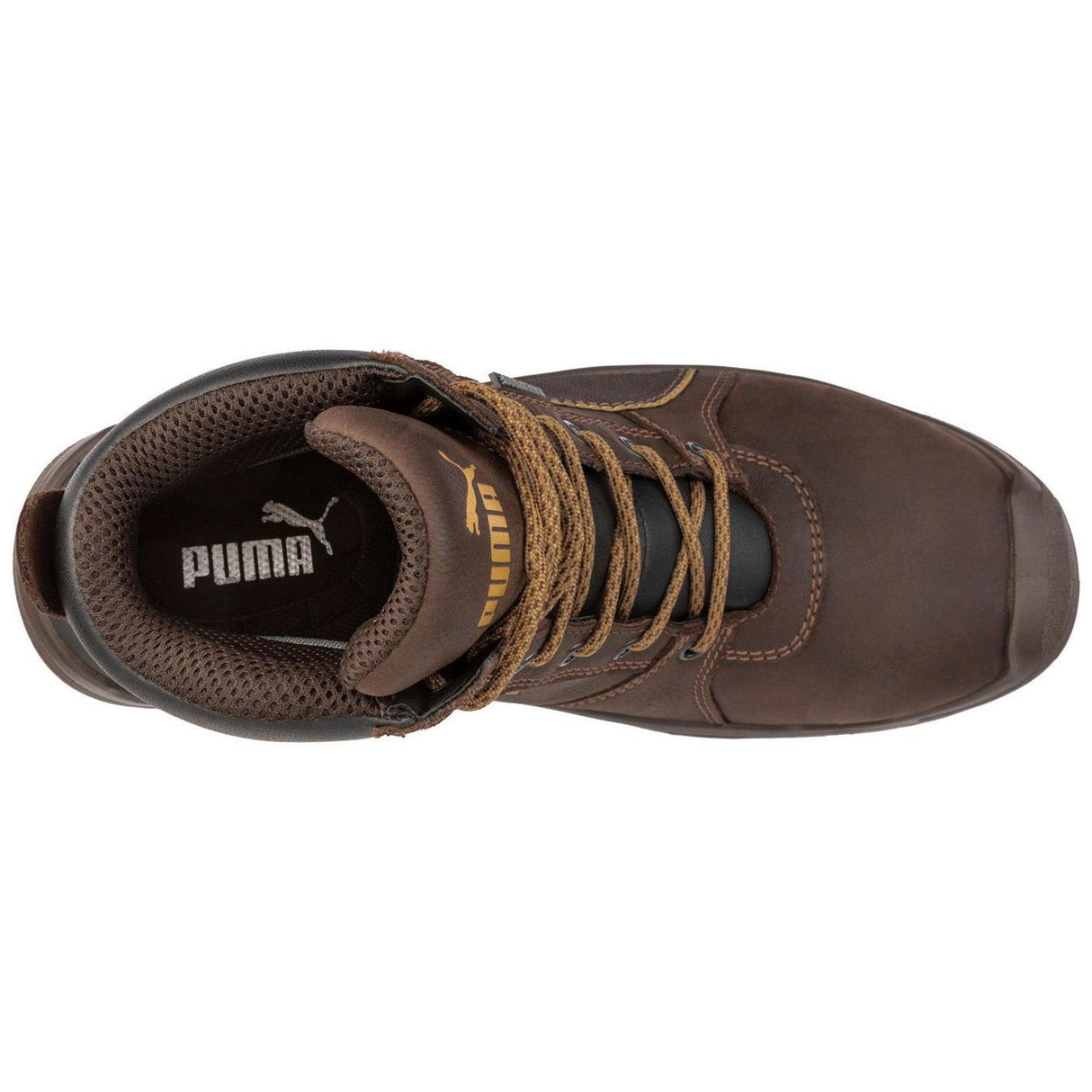 Puma Safety Tornado Waterproof Composite Toe Work Boots – Brown image view 4