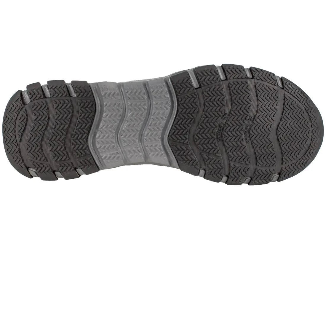 Reebok Women's Sublite Steel Toe Shoe Black with Grey RB416 outsole