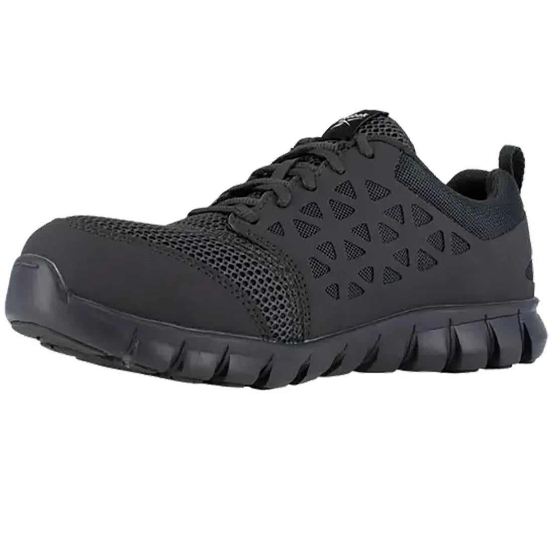 Reebok Work-Sublite Cushion Work Athletic Composite Toe Microfiber/Mesh Black-Steel Toes-4