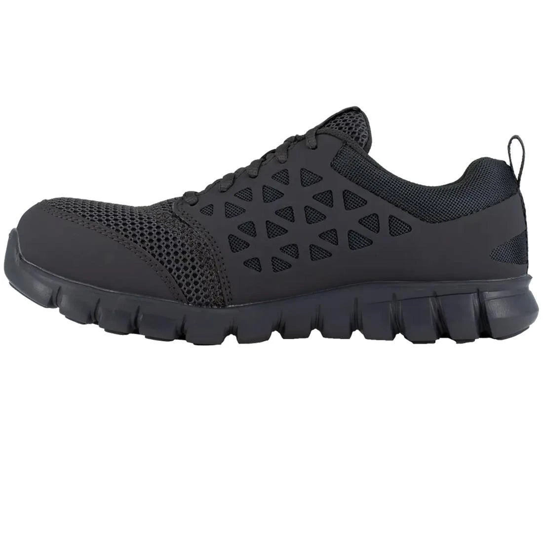 Reebok Work-Sublite Cushion Work Athletic Composite Toe Microfiber/Mesh Black-Steel Toes-5