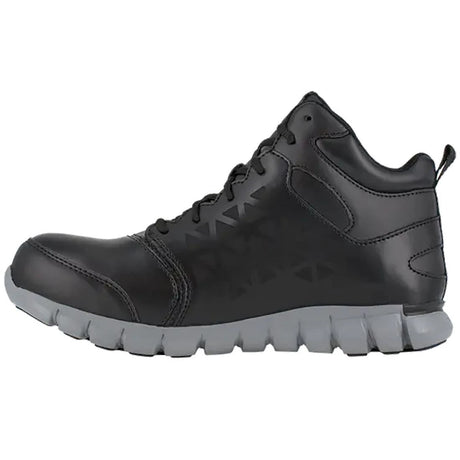 Reebok Work-Sublite Cushion Work Athletic Mid Cut Alloy Toe Black-Steel Toes-2