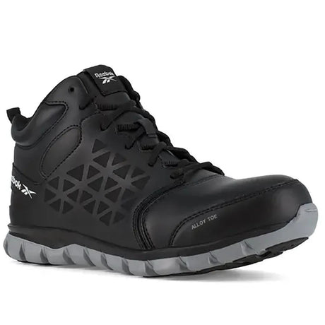 Reebok Work-Sublite Cushion Work Athletic Mid Cut Alloy Toe Black-Steel Toes-3