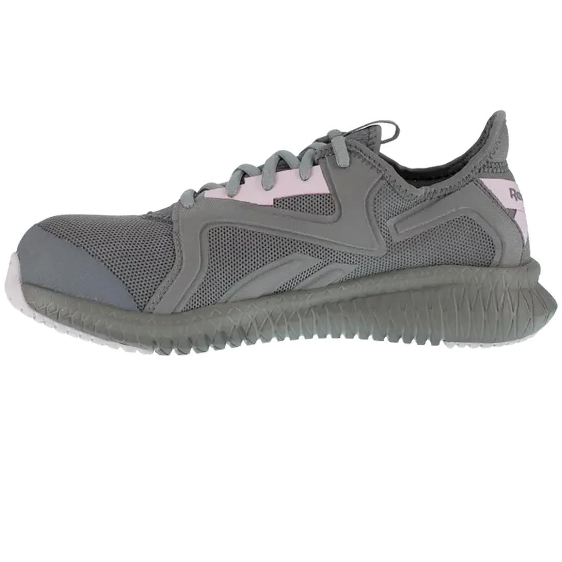 Reebok Work-Women's Flexagon 3.0 Work Athletic Composite Toe Grey and Pink-Steel Toes-5