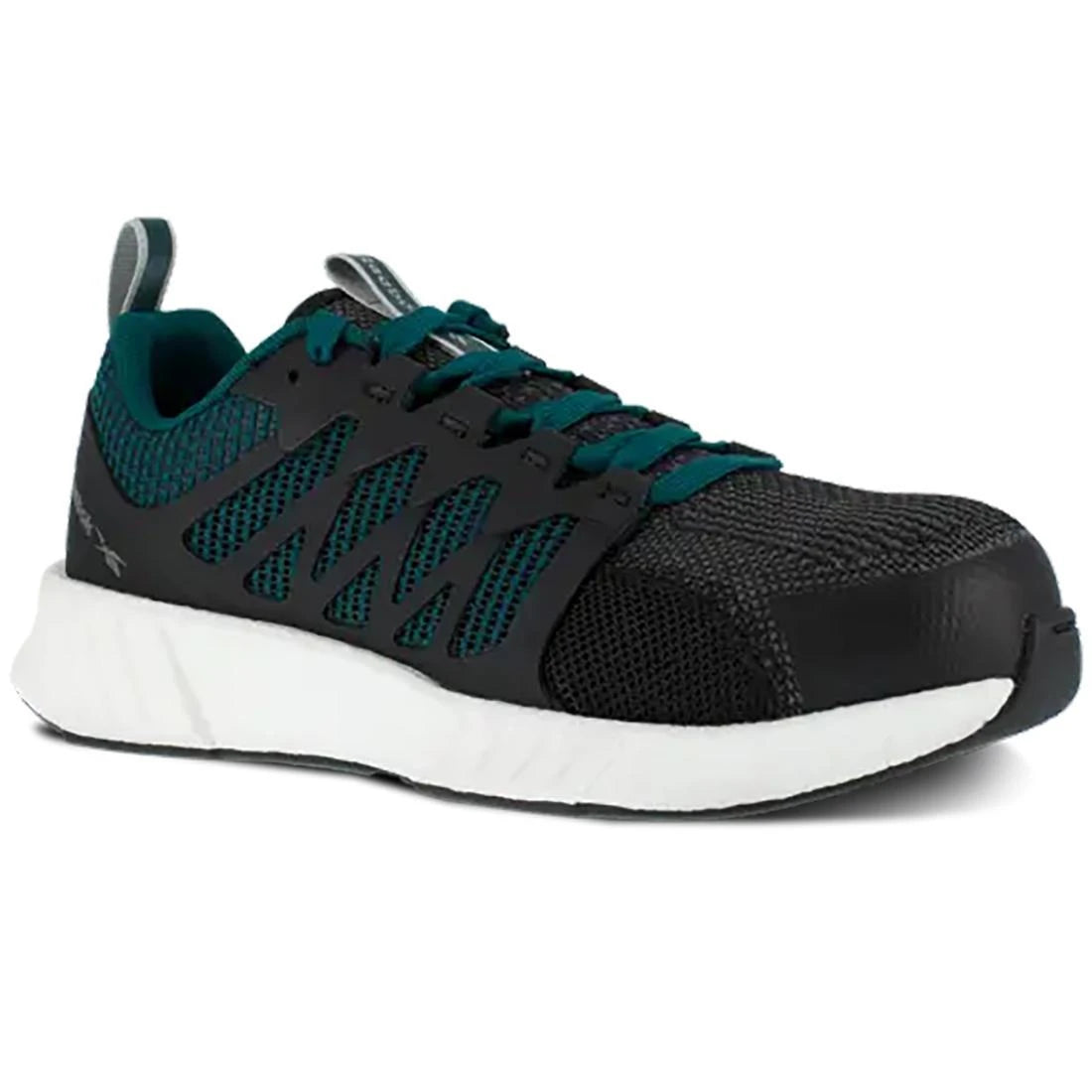 Reebok Work-Women's Fusion Flexweave™ Work Athletic Composite Toe Black and Teal-Steel Toes-5