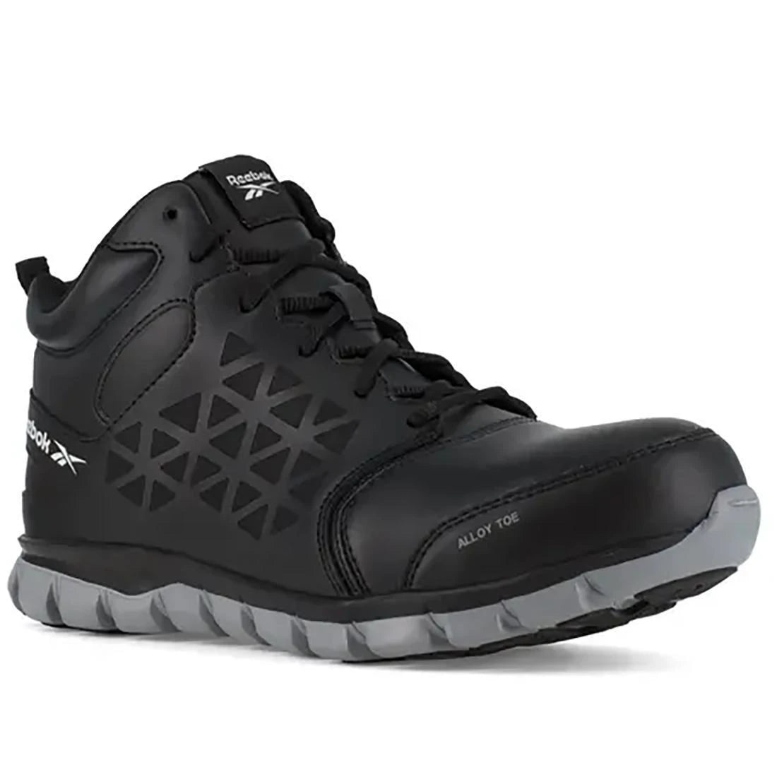 Reebok Work-Women's Sublite Cushion Work Athletic Mid-Cut Alloy Toe Black-Steel Toes-3