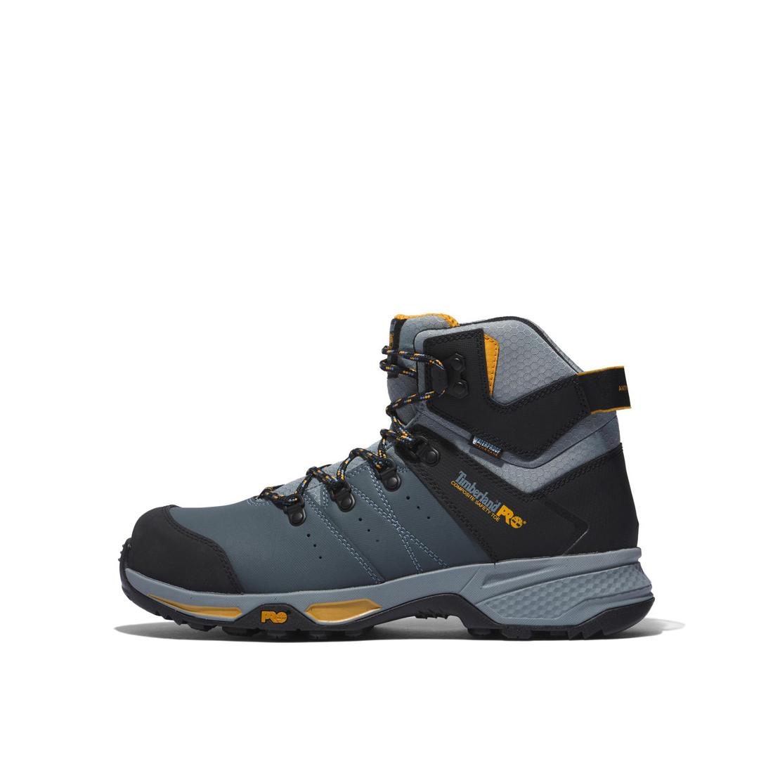 Timberland Pro Switchback 6 Inch Composite-Toe Waterproof Work Boot Gray A2BZU,DISCONTINUED,LOLA