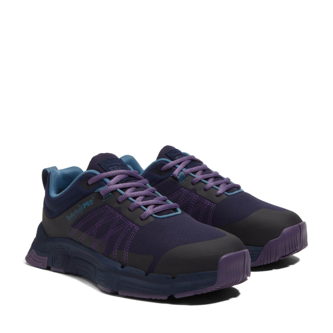 Timberland Pro XR-1 Women’s Alloy Toe Work Shoes Dark Purple Front-upper View