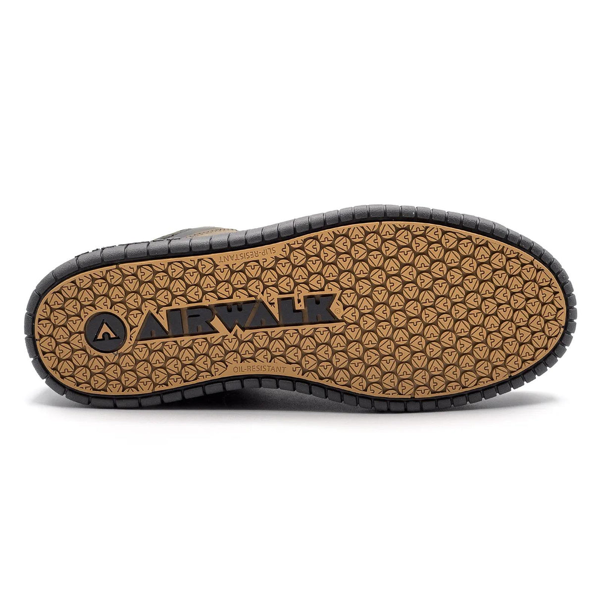 Airwalk Deuce Internal Met Leather Mid Composite Toe Work Boots – Dark Coffee 3