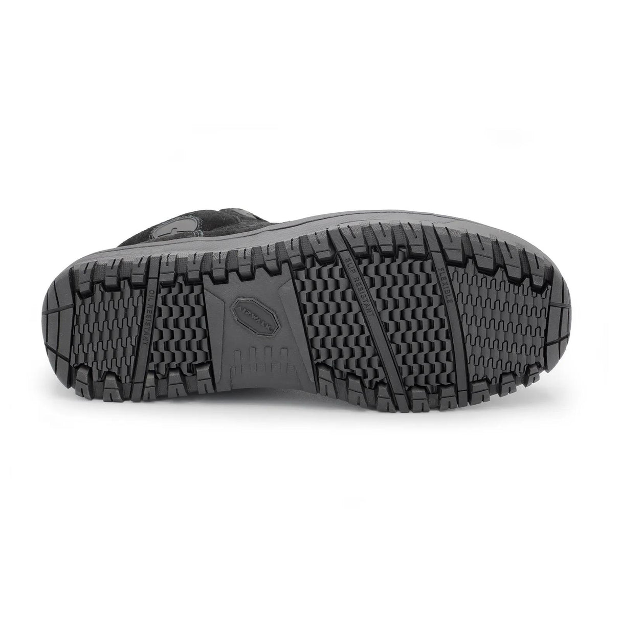 Airwalk Mongo Suede Mid Composite Toe Work Boots – Black/Black 3