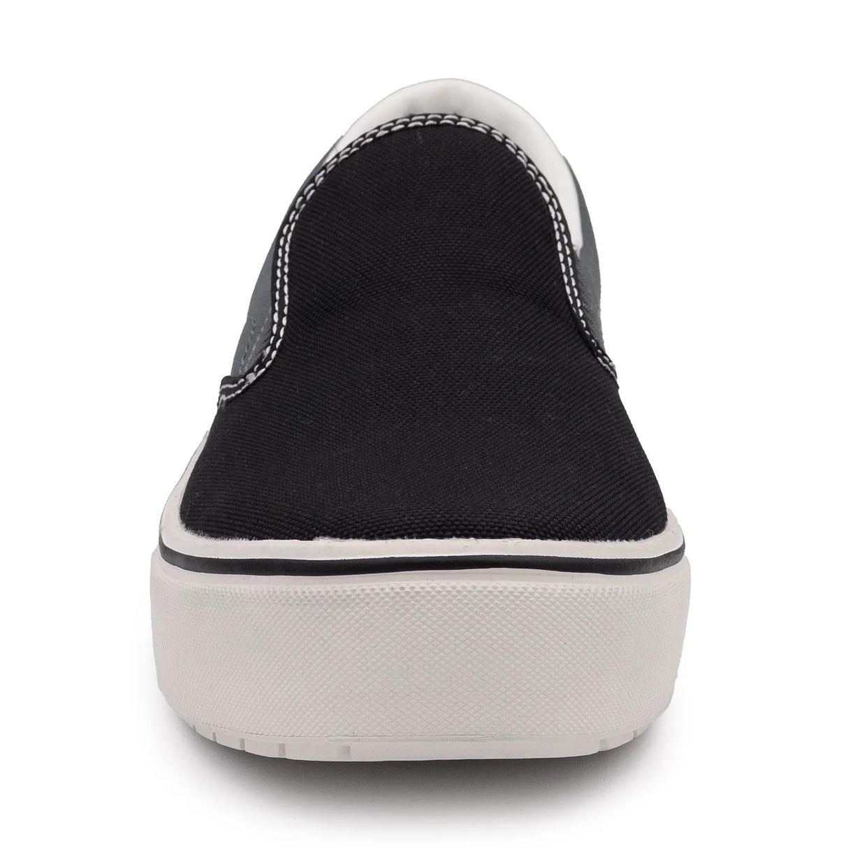 Airwalk Venice Canvas Slip-On Women’s Composite Toe Work Shoes – Black/Castle Rock 8