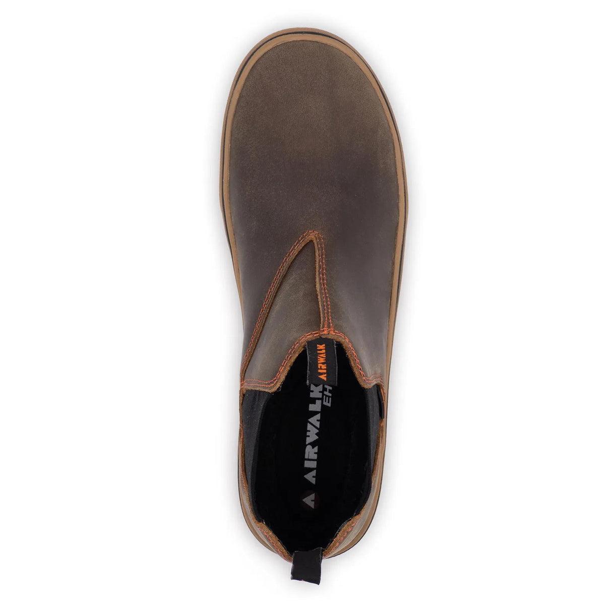 Airwalk Venice Leather Chelsea Composite Toe Work Boots – Brown/Gum 4