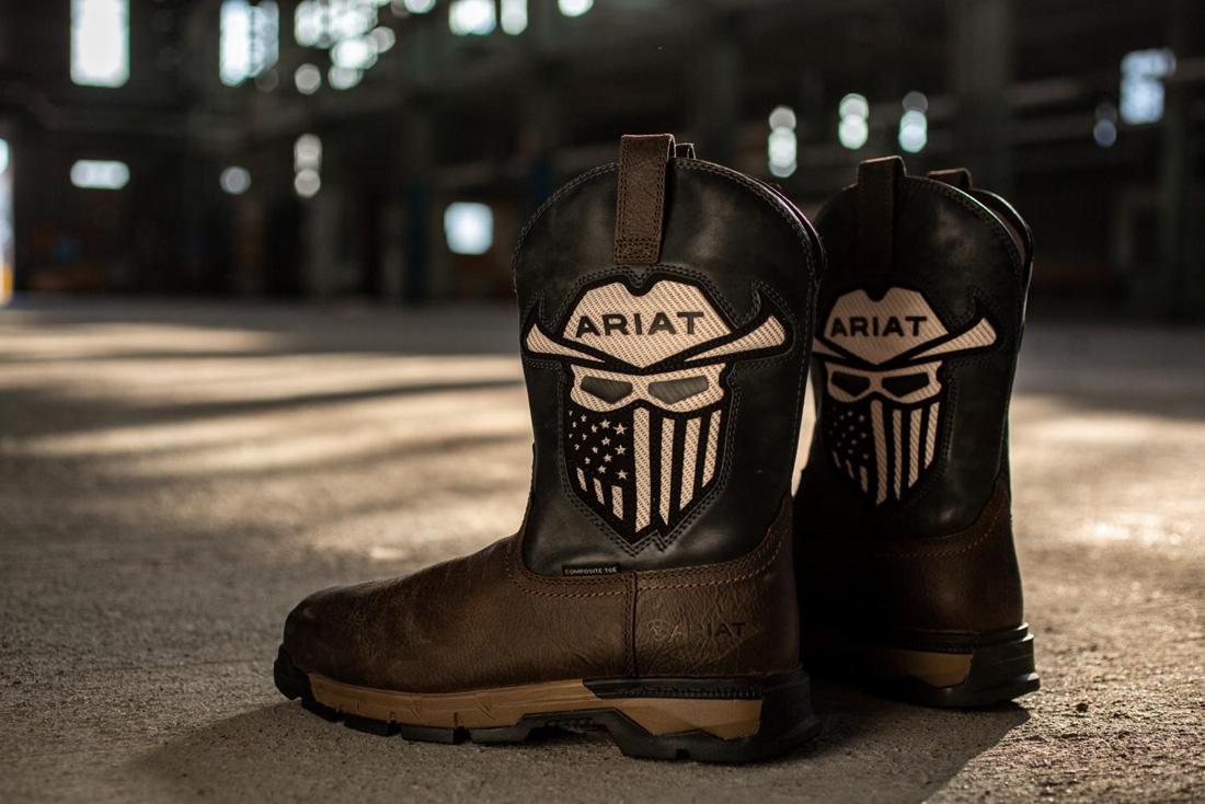 Ariat Rebar Flex VentTEK Incognito Composite-Toe Western Work Boot Iron Coffee Image View