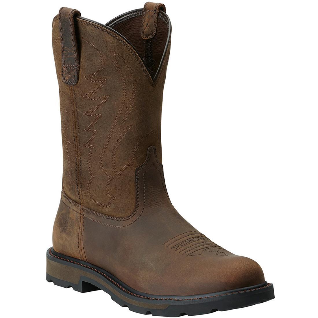 Ariat Groundbreaker Soft-Toe Boot Brown Medial