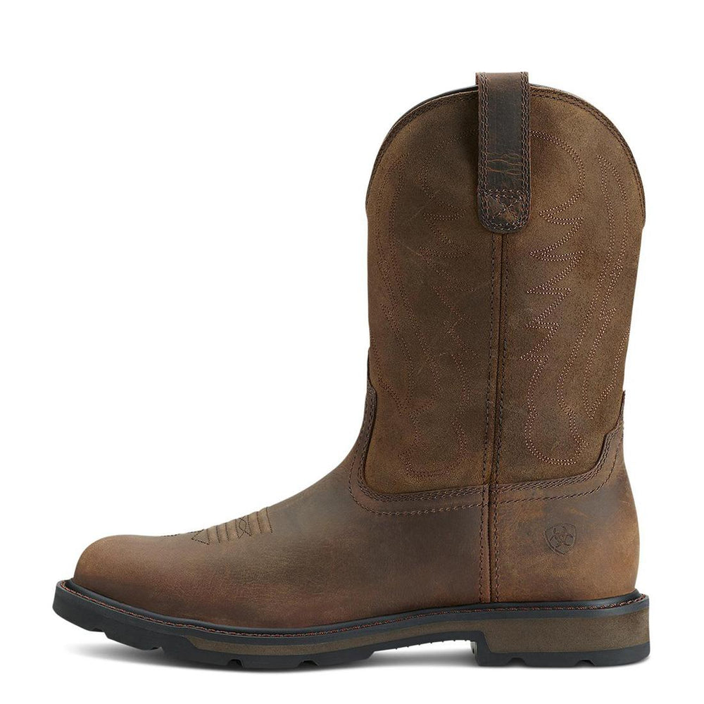 Ariat Groundbreaker Soft-Toe Boot Brown Side