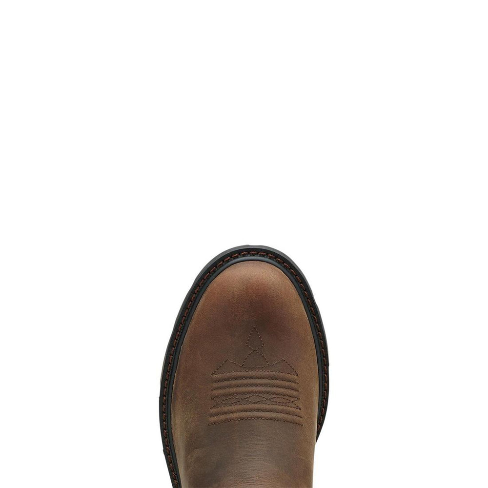 Ariat Groundbreaker Soft-Toe Boot Brown Upper