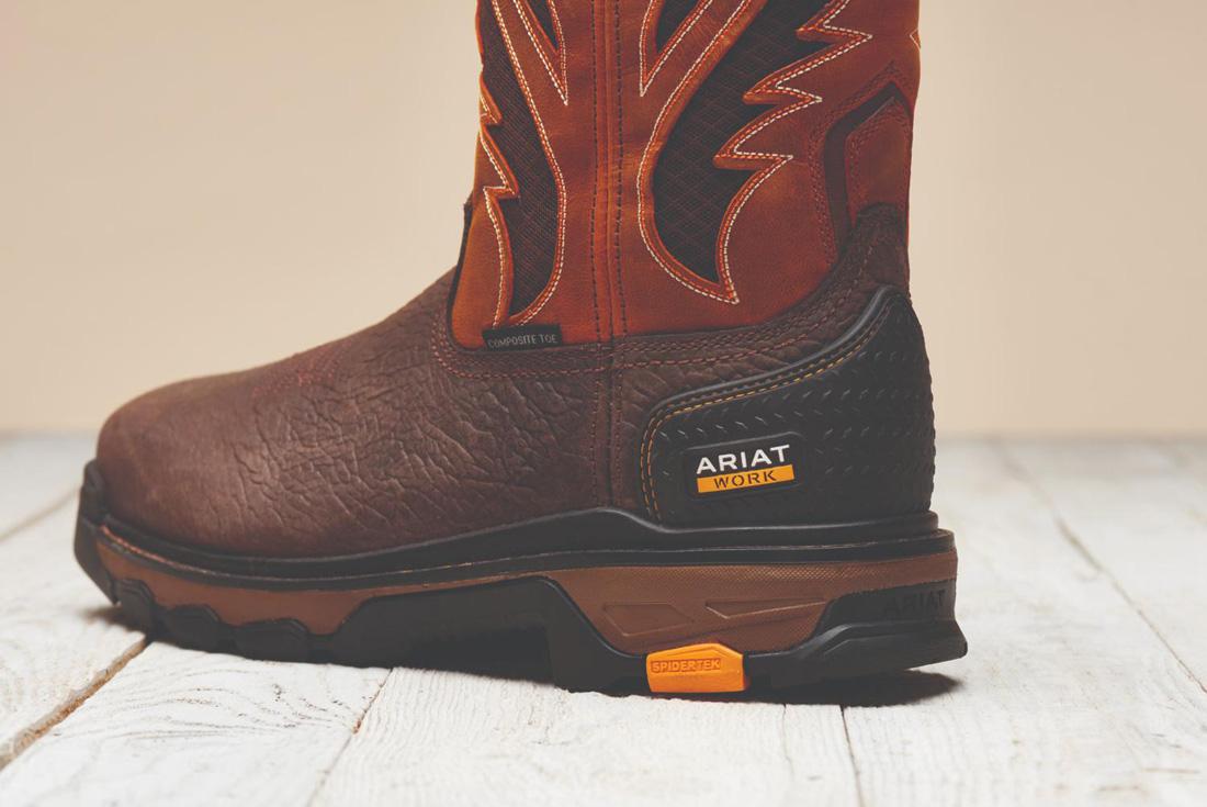 Ariat Intrepid VentTEK Composite-Toe Work Boot Bruin Brown Detail