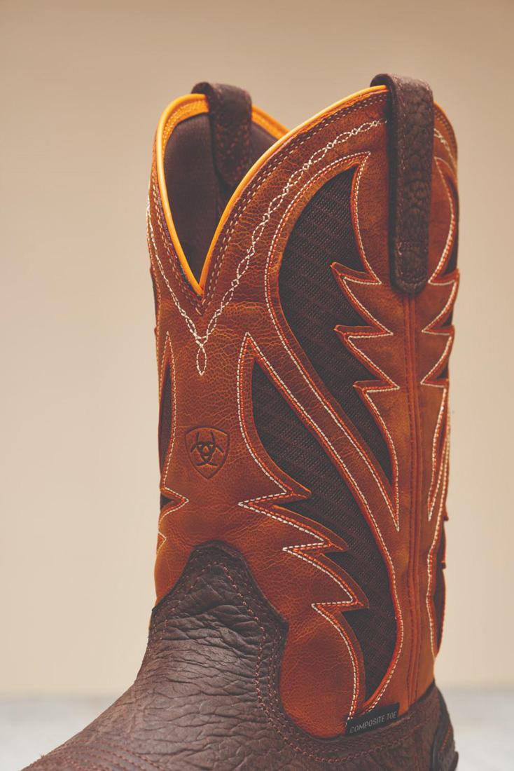 Ariat Intrepid VentTEK Composite-Toe Work Boot Bruin Brown Heel