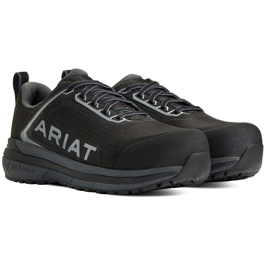 Ariat Outpace Women's Composite Toe Safety Shoe - Black Profile