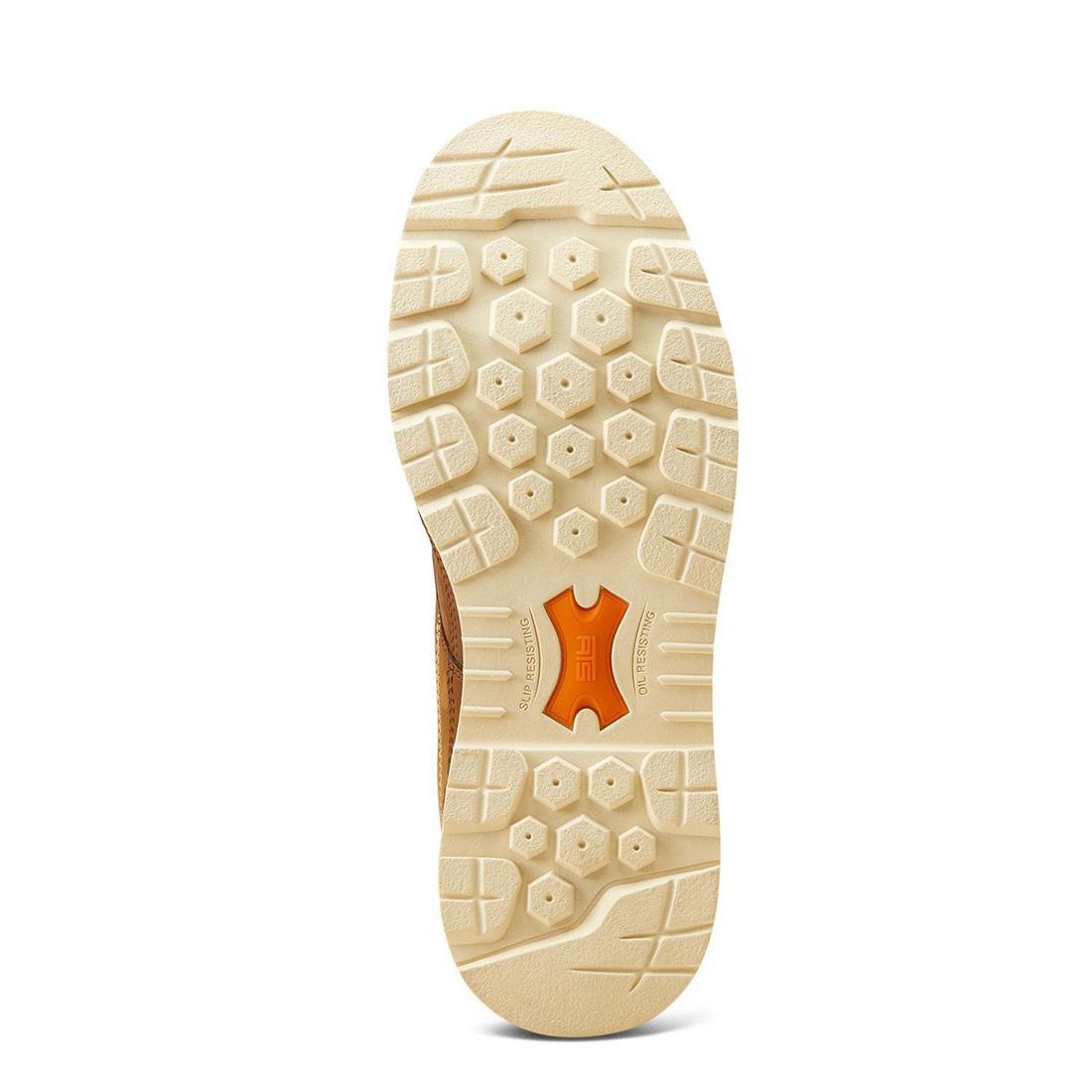 Ariat Rebar Lift Composite-Toe Chukka Work Boot Distressed Brown Sole