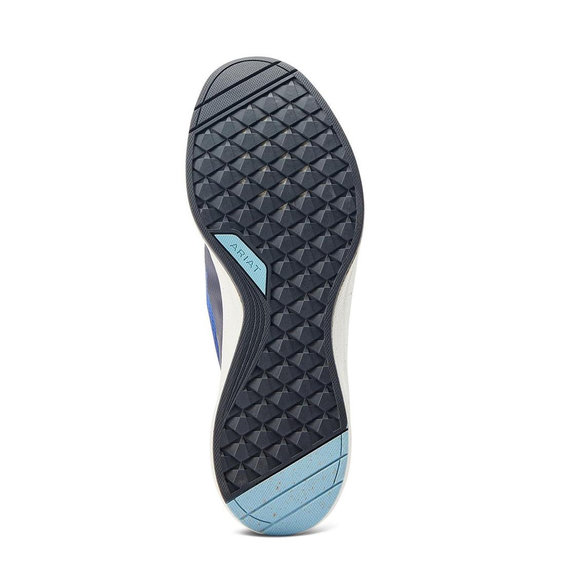 Ariat ShiftRunner Soft-Toe Shoe Blue Waves Sole
