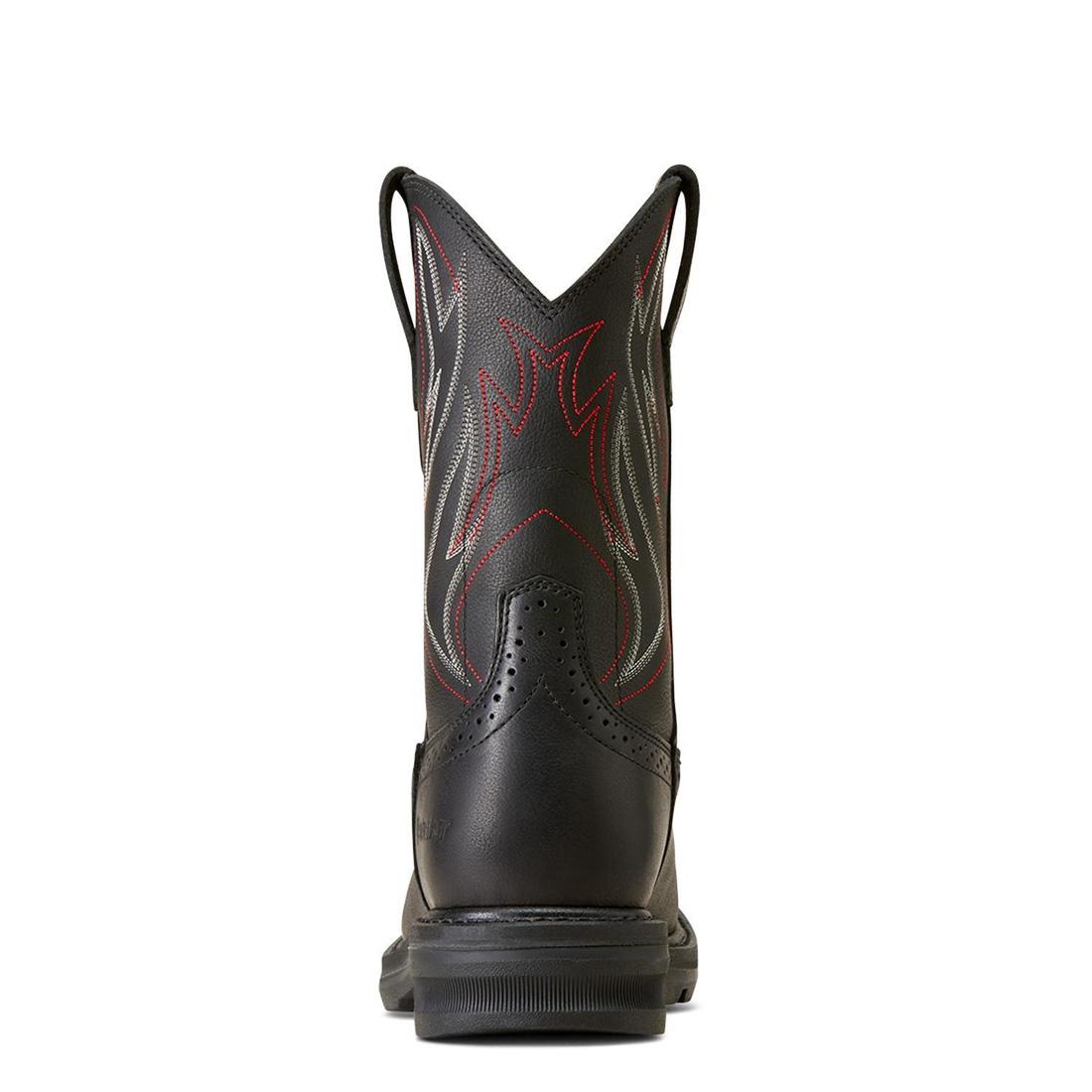 Ariat Sierra Shock Shield Steel-Toe Work Boot Black Upper
