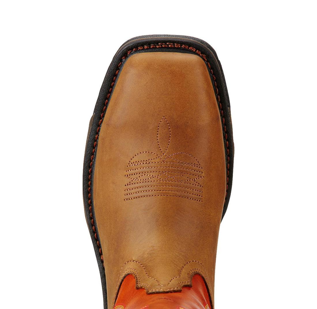 Ariat WorkHog Composite-Toe CSA Wide Square Toe Work Boot Dark Earth Sole