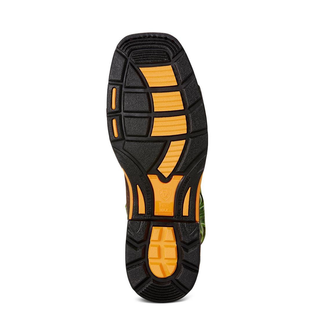 Ariat WorkHog VentTEK Soft-Toe Wide Square Toe Boot Bruin Brown Medial