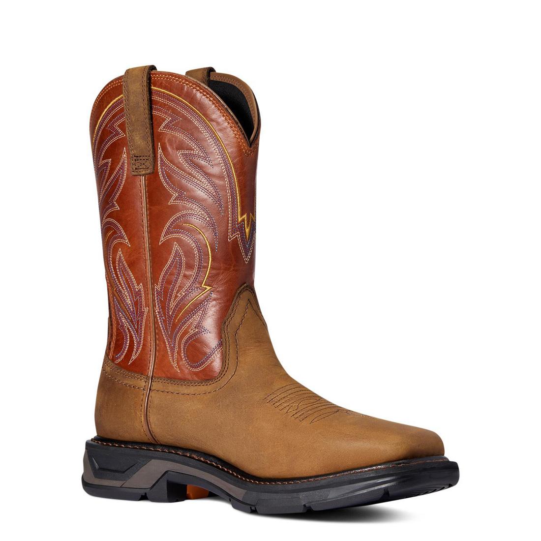 Ariat WorkHog XT Cottonwood Work Boot Dark Earth Profile