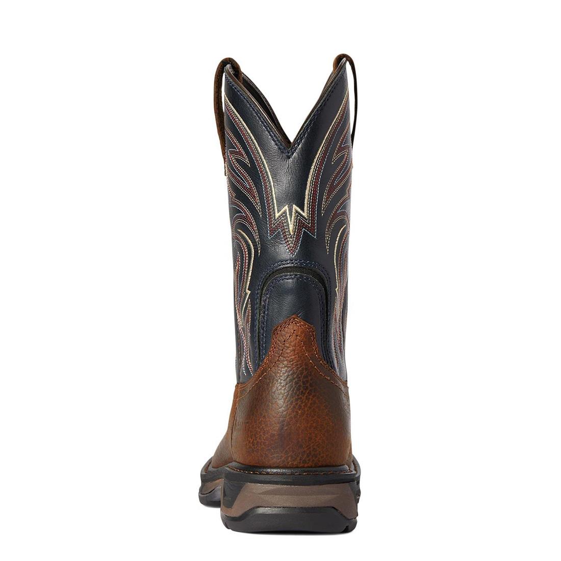 Ariat WorkHog XT Cottonwood Work Boot Brown Oiled Rowdy Heel