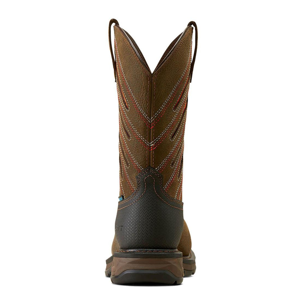 Ariat WorkHog XT VentTEK Waterproof Carbon-Toe Work Boot Iron Coffee Heel
