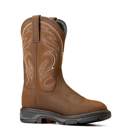 Ariat WorkHog XT Work Boot Distressed Brown Profile