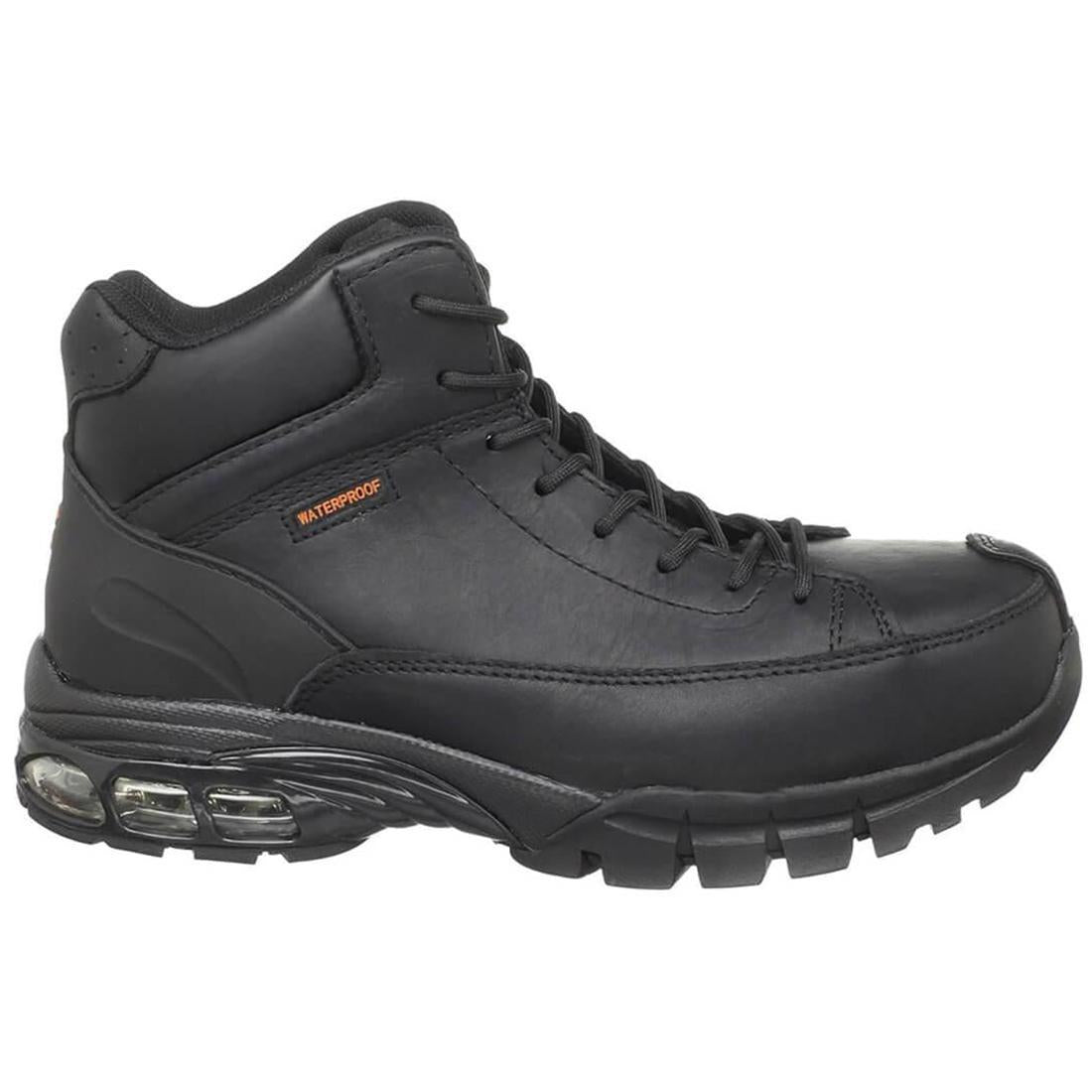 Avenger 6" Waterproof Carbon Toe Work Boots – Black Profile View