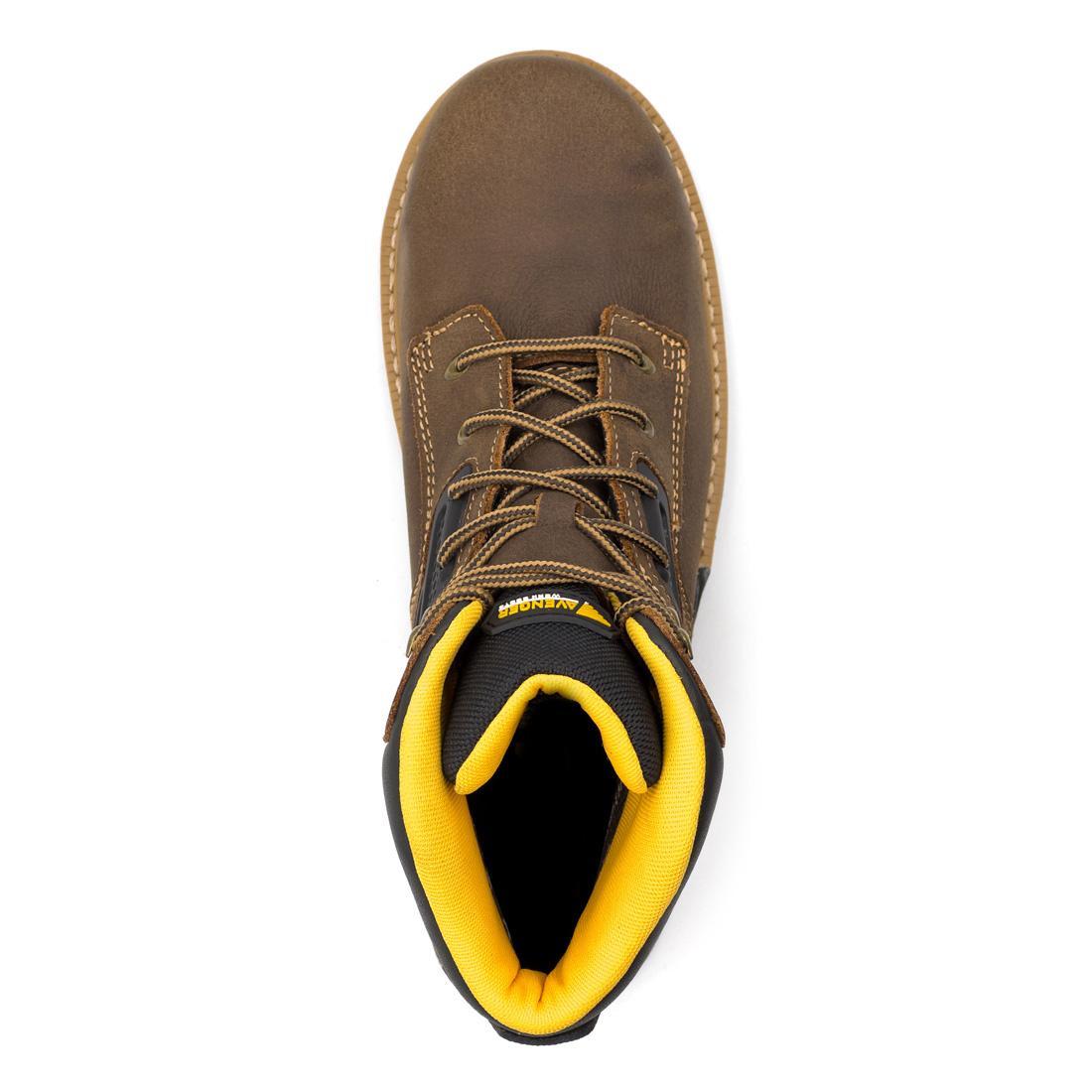 Avenger A-Max Dozer Waterproof Composite Toe Work Boots – Brown A8700