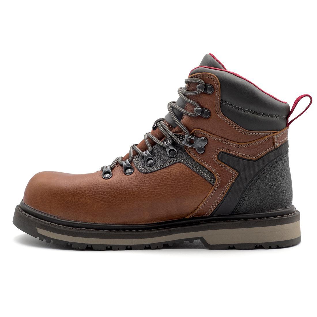 Avenger Blacksmith 6" Waterproof Aluminum Toe Work Boots – Med Brown A8815