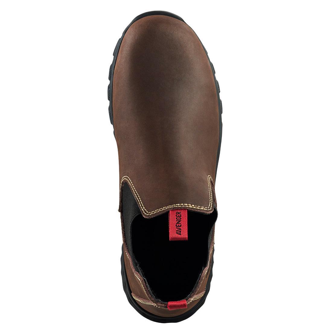 Avenger Flight Composite Toe SD10 Romeo Work Shoe – Brown A7030