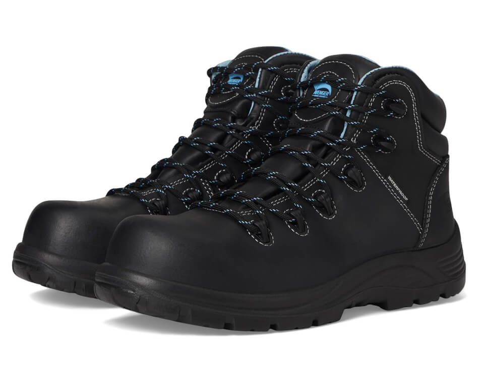 Avenger Framer Women’s Puncture Resistant Composite Toe Work Boots – Black A7127 Front Image