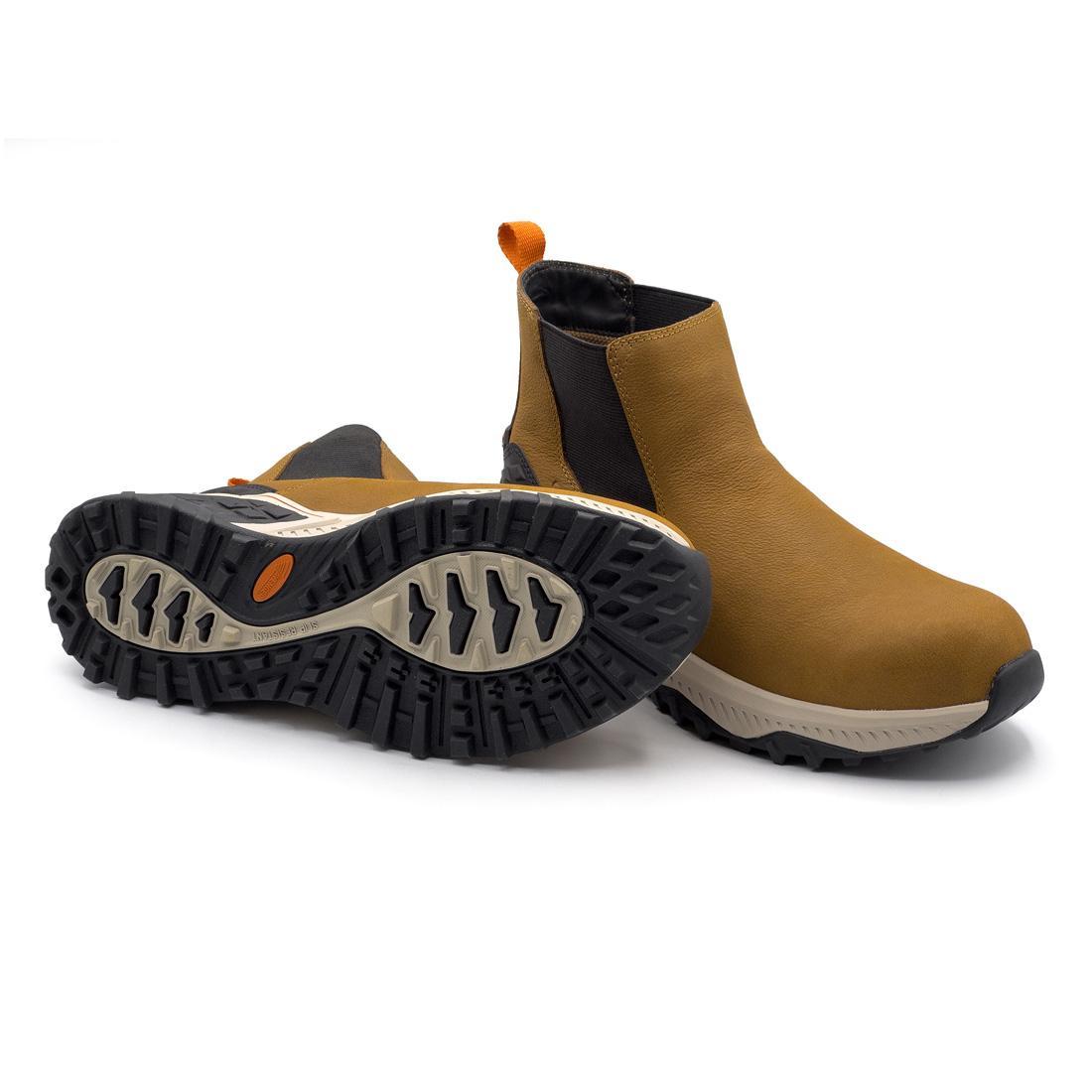 Avenger Summit Trail Women’s Composite Toe Chelsea Work Boot – Light Brown A8808