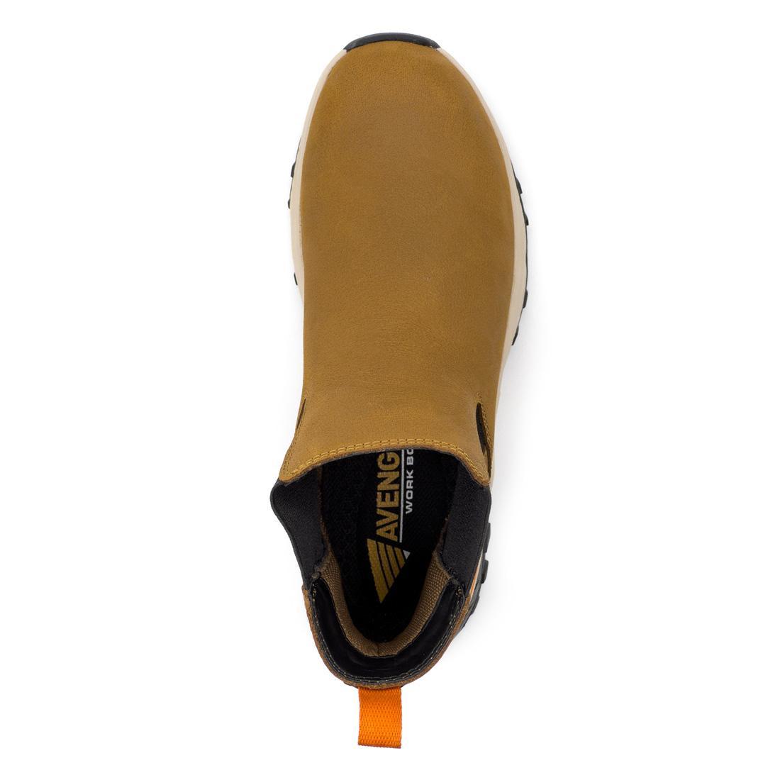 Avenger Summit Trail Women’s Composite Toe Chelsea Work Boot – Light Brown A8808