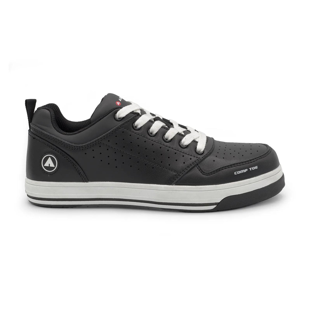 Airwalk Arena Composite Toe Work Shoes – Black/White 1