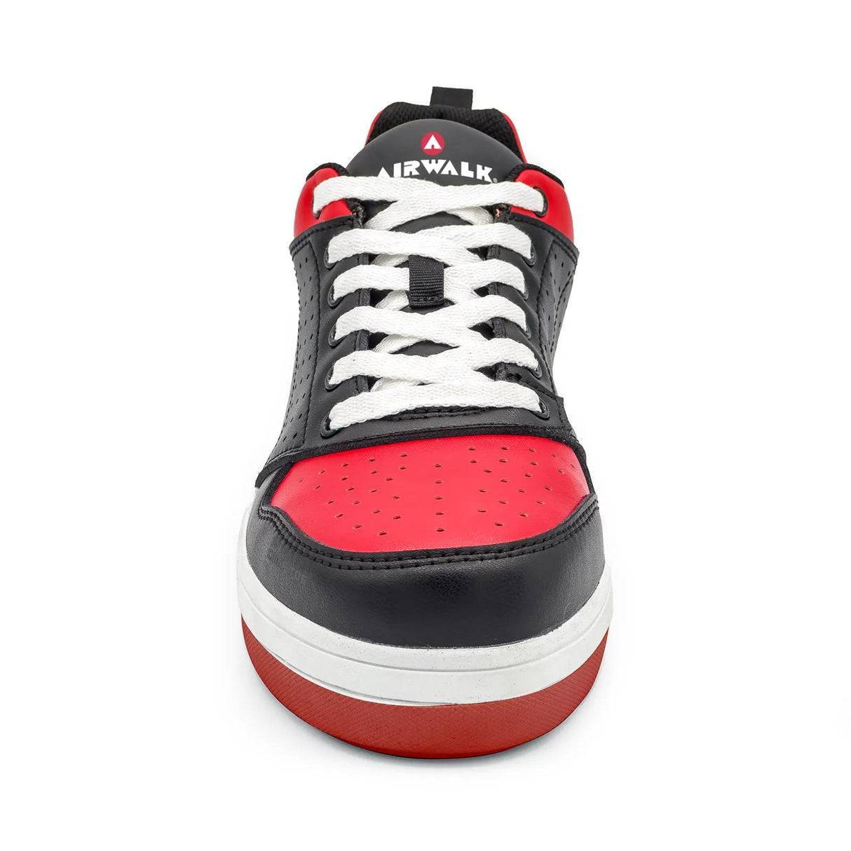 Airwalk Arena Women’s Composite Toe Work Shoes – Black/Red 7