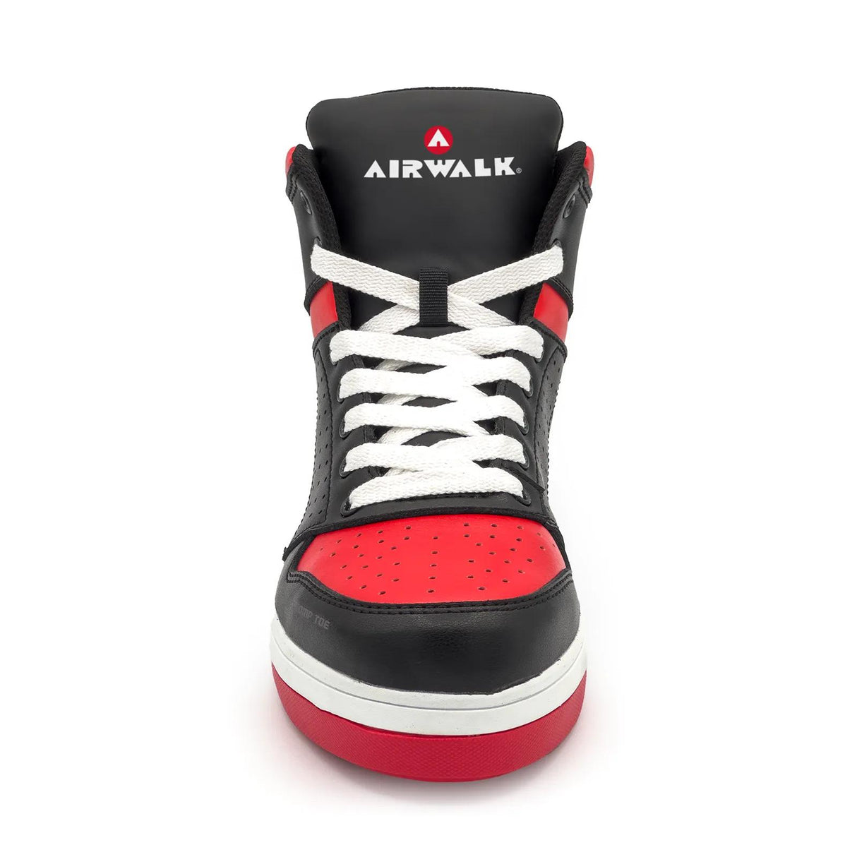 Airwalk Arena Mid Composite Toe Work Shoes – Black/Red 7