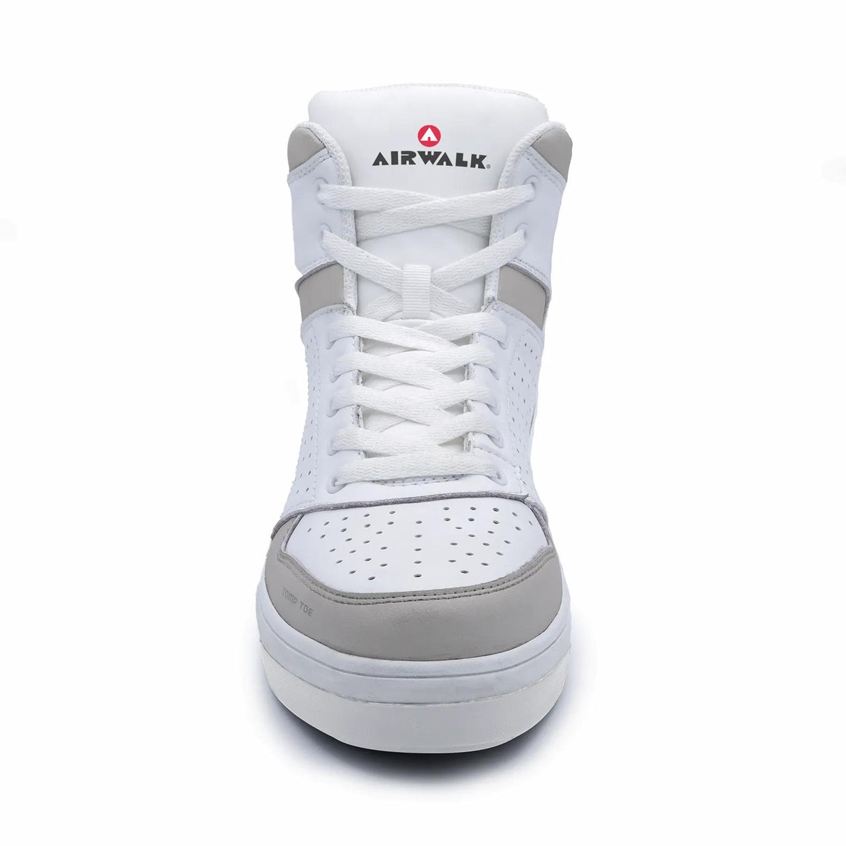 Airwalk Arena Mid Composite Toe Work Shoes – White/Gray 6