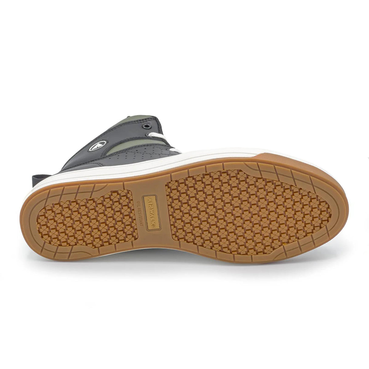 Airwalk Arena Mid Composite Toe Work Shoes – Black/Olive 3