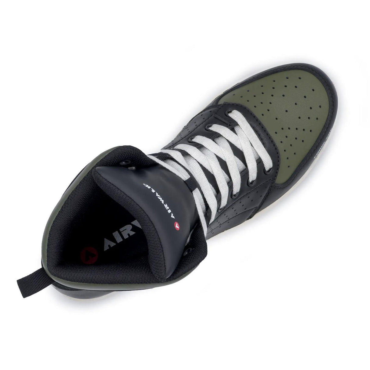 Airwalk Arena Mid Composite Toe Work Shoes – Black/Olive 4