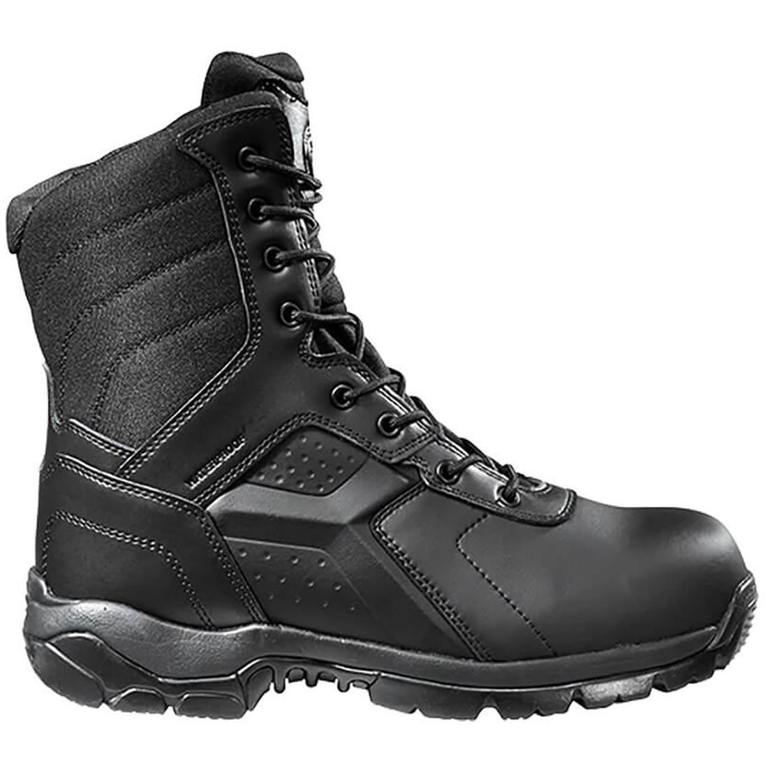 Black Diamond Black Diamond 8" Side Zip Waterproof Tactical Boot Black Profile View