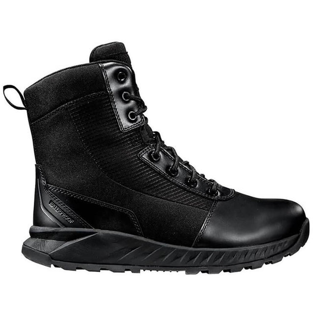 Black Diamond Black Diamond 8" Waterproof Side Zip Tactical Work Boot Black Profile View