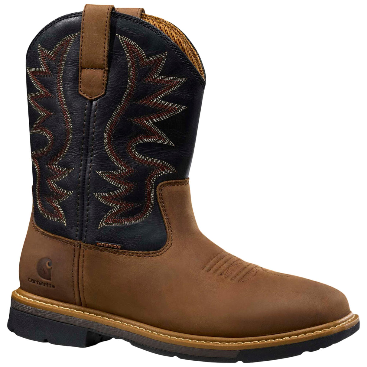 Carhartt Bandera Waterproof Wellington - Brown/Black side image