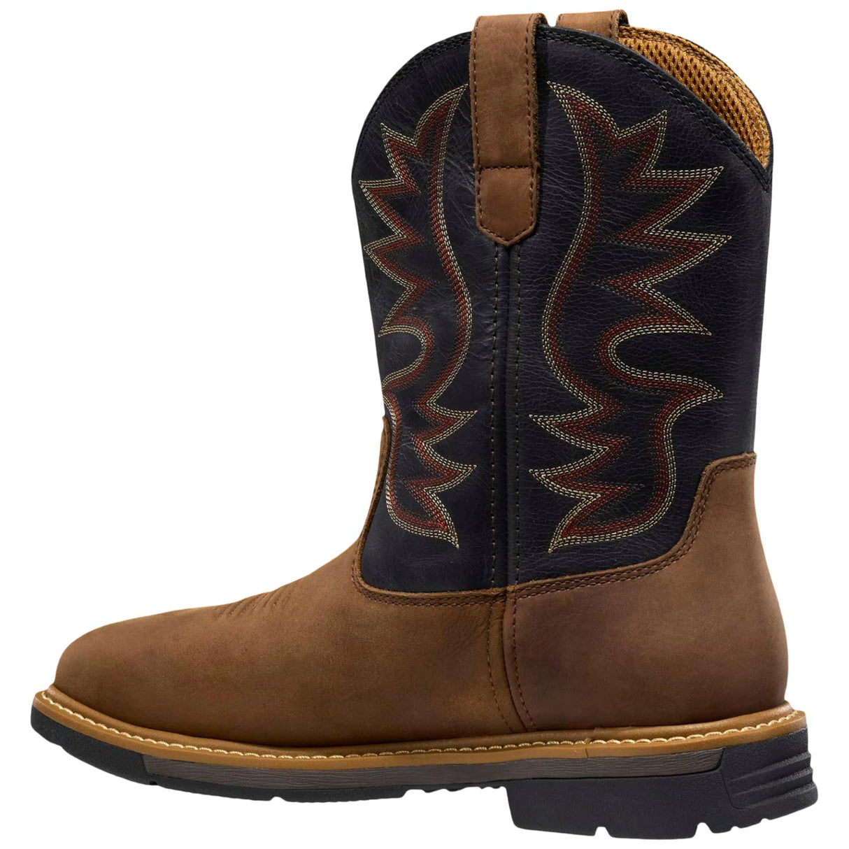 Carhartt Bandera WP Steel Toe Wellington - Brown/Black front view