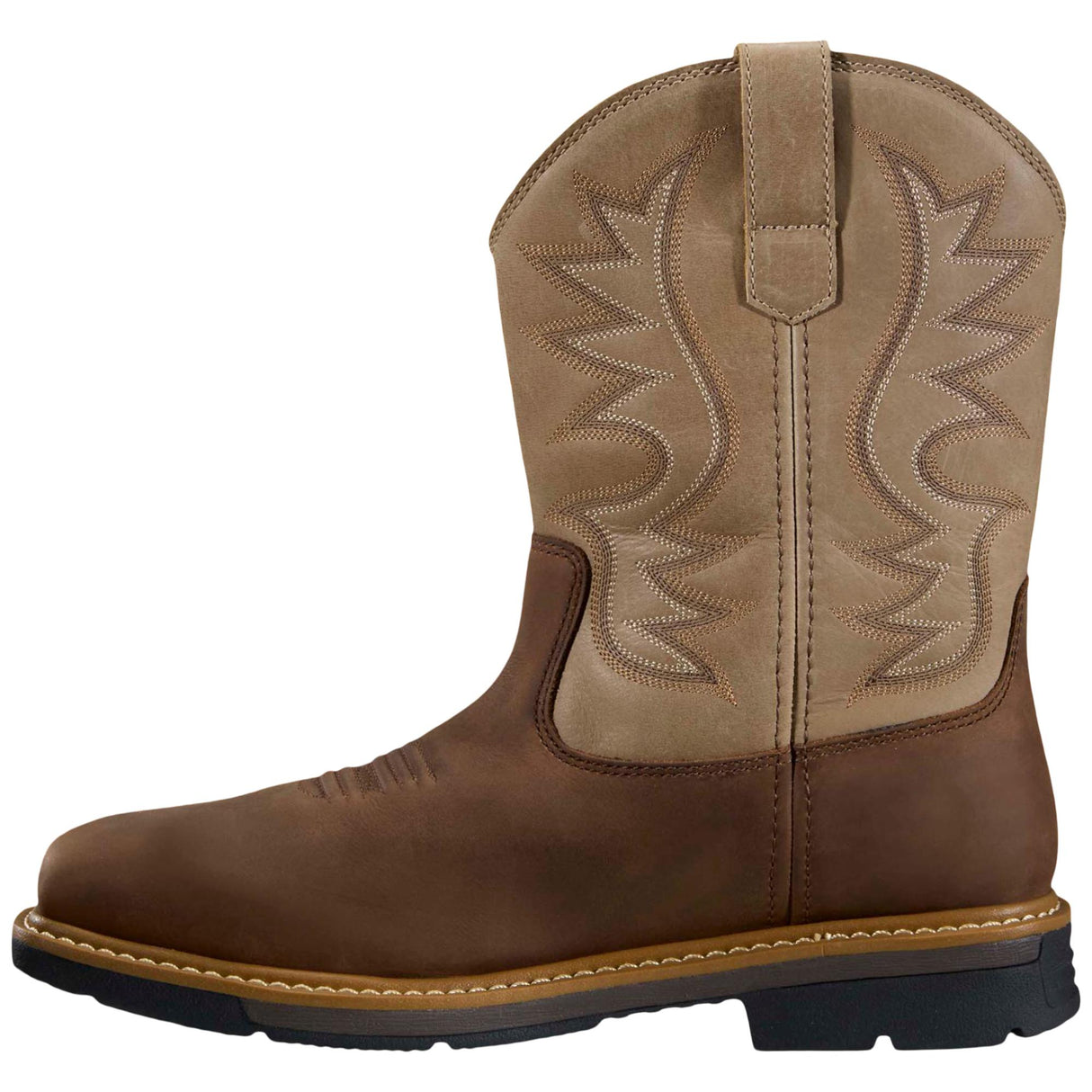 Carhartt Bandera WP Steel Toe Wellington - Brown/Cream sole image