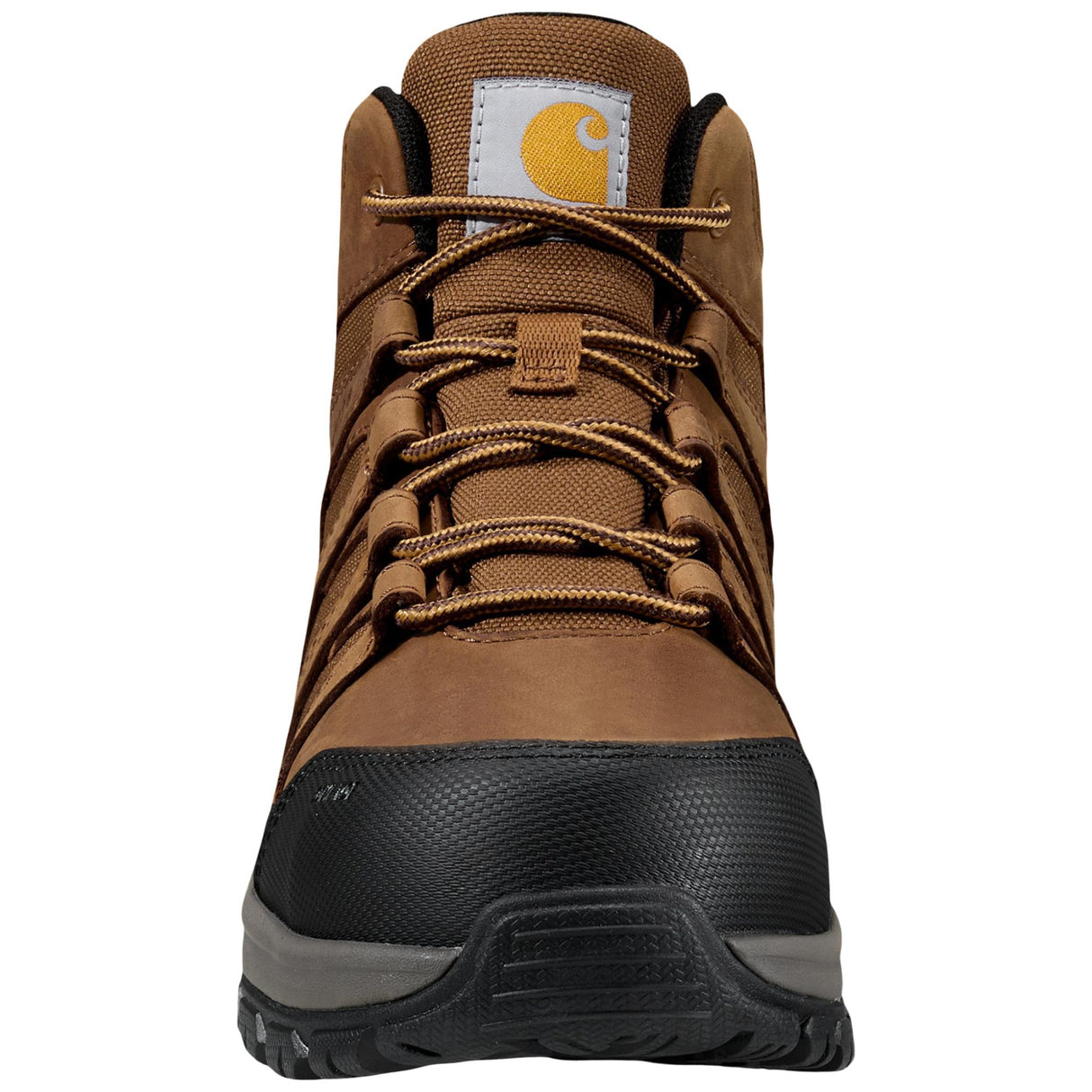 Carhartt Dearborn Mid Waterproof Comp Toe Boot - Brown front view